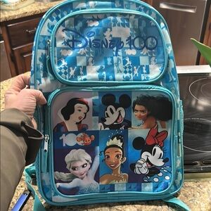 Disney Blue Kids Backpack with Characters